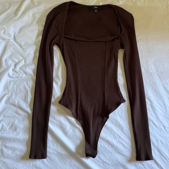 Lulus brown bodysuit, size S - Picture 1 of 3